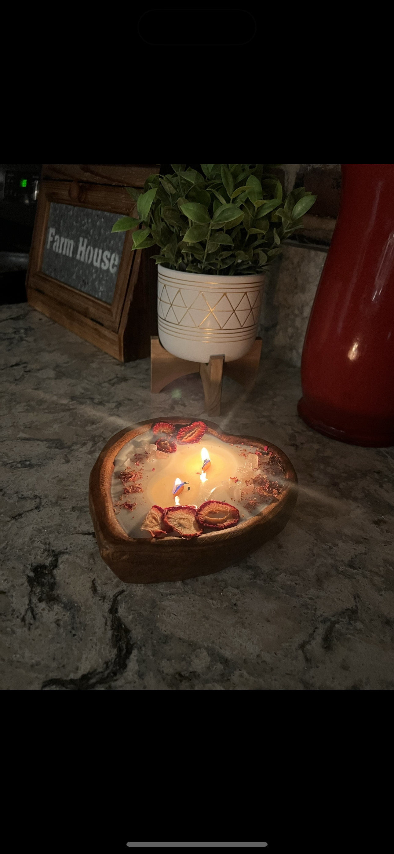 Heart Shaped Candle